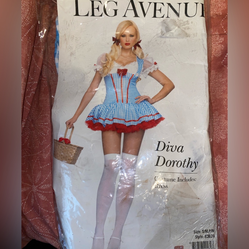 Leg Avenue Blue and Red Diva Dorothy Adult Costume